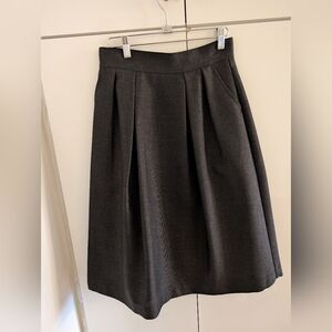 Black Woven Skirt